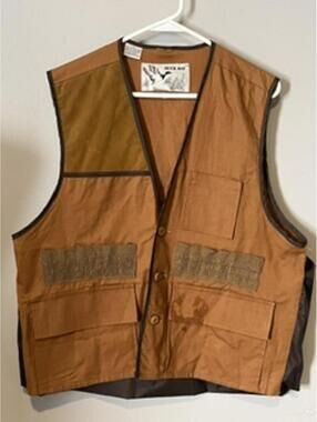 vintage Duck Bay hunting vest 100% Cotton